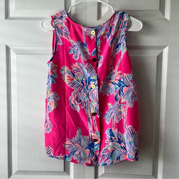 Lilly Pulitzer lona Silk Shell Top size Small - Picture 3 of 5